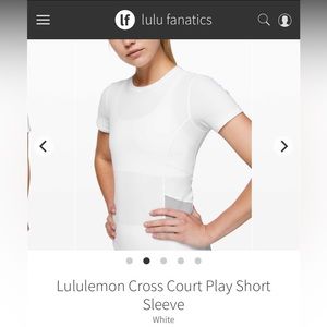 lululemon cross court play t-shirt